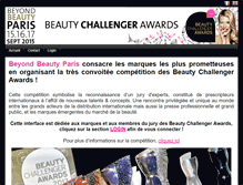 Tablet Screenshot of beautychallenger.com